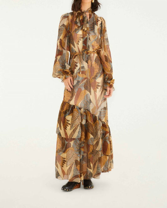 Farm Rio - Long Sleeves Maxi Dress