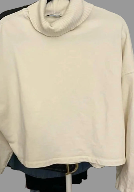 Something Navy - Women's Turtleneck Sweatshirt