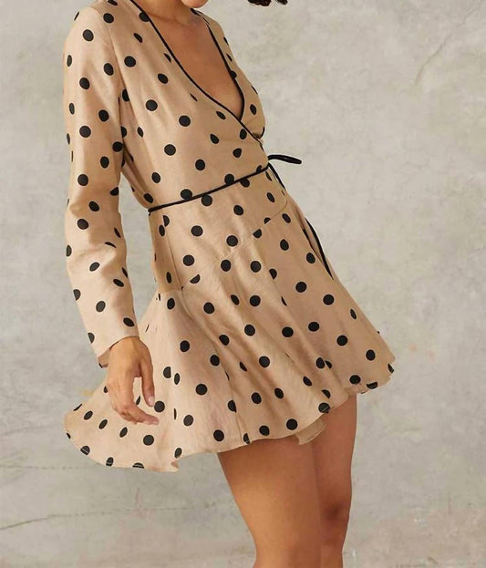 Mon Renn - Lucinda Mini Wrap Dress