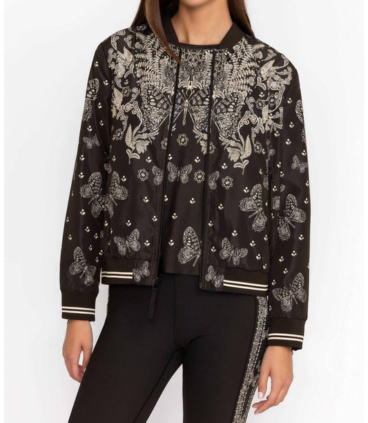 Johnny Was - Bee Active Drop Shoulder Bomber Jacket