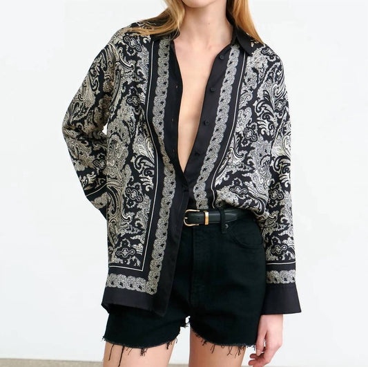 Nili Lotan - Alfie Printed Shirt