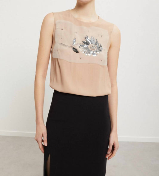 Ottod'Ame - Flowy Embroidered Top