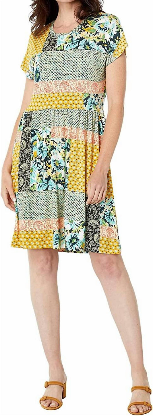 Johnny Was - PAISLEY BLOCK RELAXED T-SHIRT DRESS