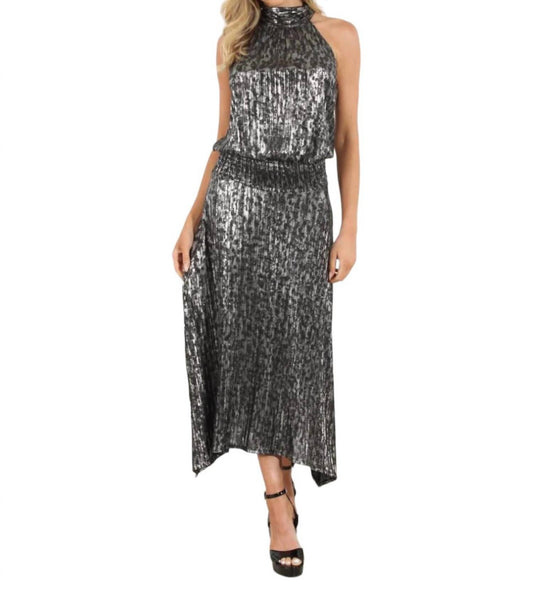 Veronica M - Smocked Pleated Maxi Dress