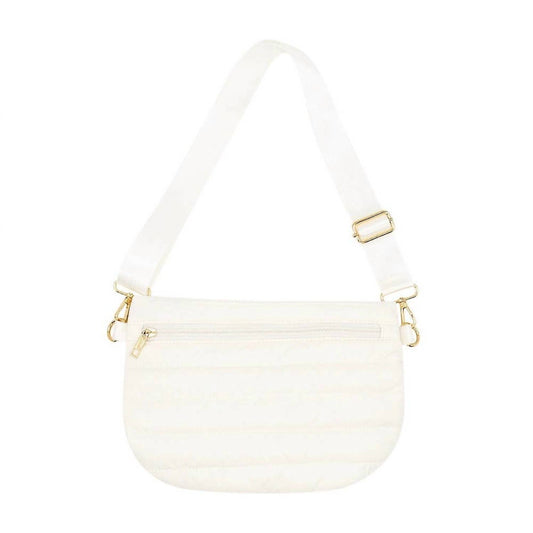 Mavi - Quilted Puffer Messenger Crossbody Sling Bag