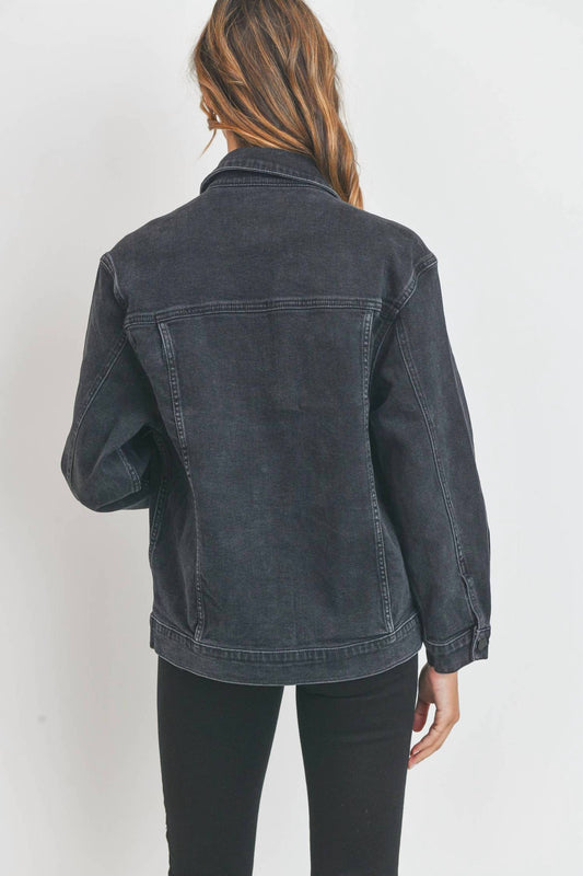 Just Black Denim - Oversized Denim Jacket