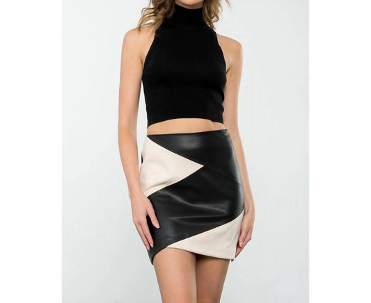 Thml - Monochrome Edge Skirt