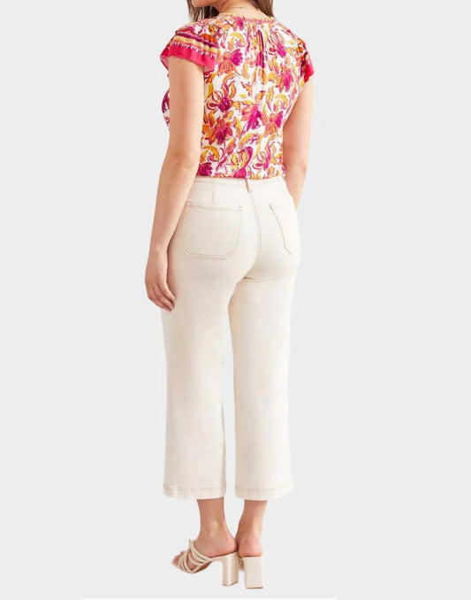 Tribal - Brooke High Rise Wide Leg Jean