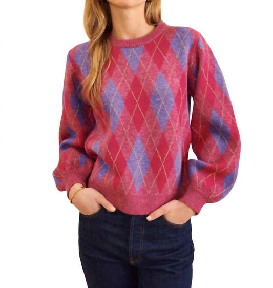 John + Jenn - Diamond Long Sleeve Sweater