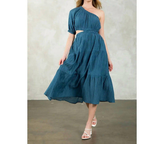 Thml - Mariah Textured One Shoulder Dress