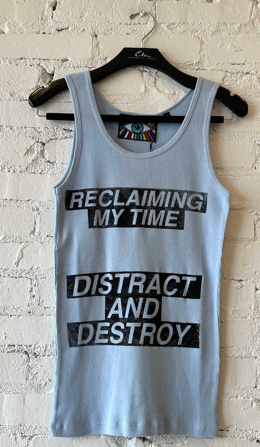 Libertine - Women's Reclaiming My Time Distract And Destroy Tank Top - Plus