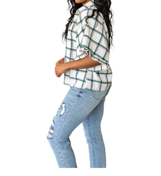 Andree By Unit - Perfect Picnic Plaid Top