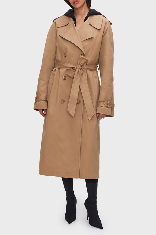Good American - Chino Trench Coat