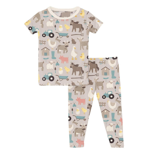 Kickee - Kid's Short Sleeve Pajama Set