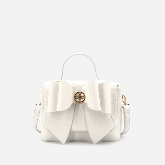 Like Dreams - Women's Crossi Bow Embossed Small Crossbody Bag
