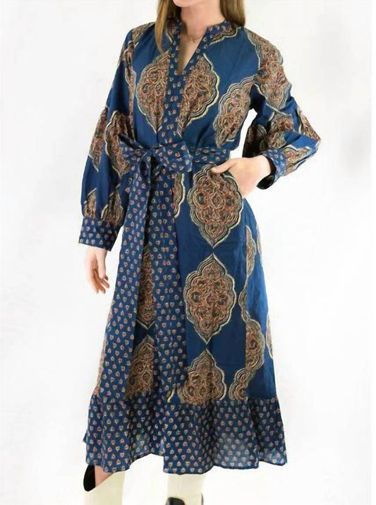 Farylina - Gracie Long Sleeve Midi Dress