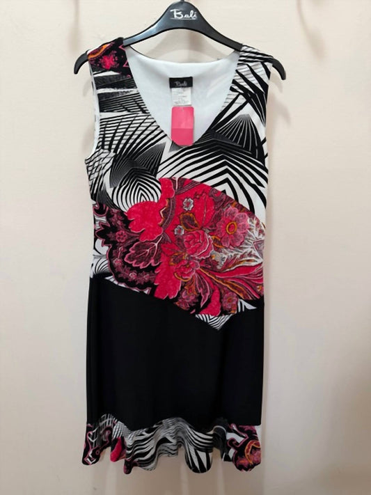 Bali Corp. - Women's Abstract And Floral Print Dress