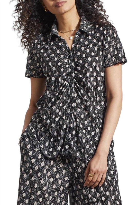 Tribal - Knit Shirred Top