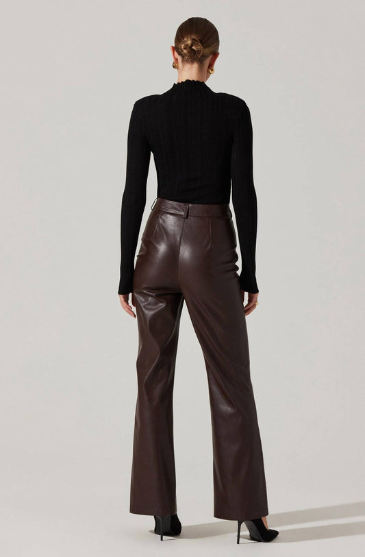 Astr - Vance Faux Leather Pants