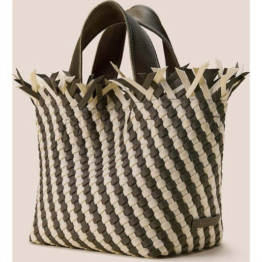 Naghedi - Havana Striped Tote Bag - Small