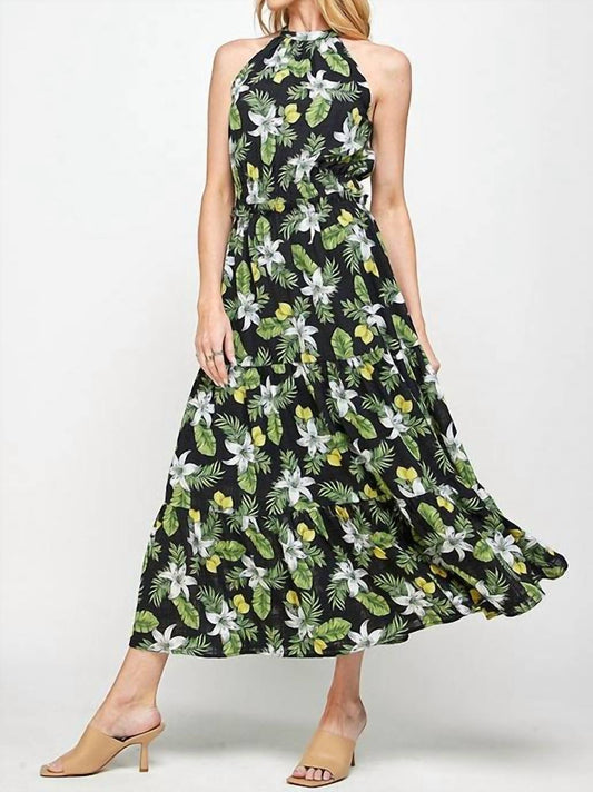 Ellison - Maxi Halter Dress