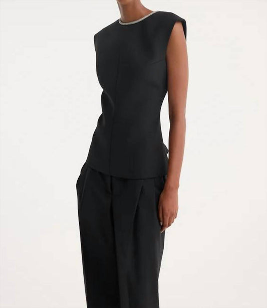 Rohe - Open Back Appliqué Top