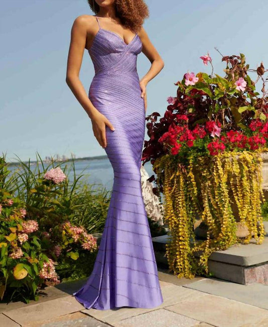 Faviana - Rhinestone Evening Dress