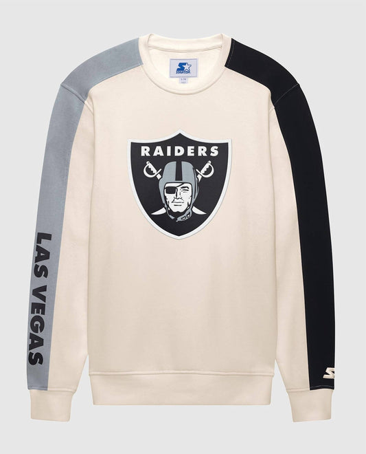 Starter - Men's Las Vegas Raiders Team Crew Long Sleeve Shirt