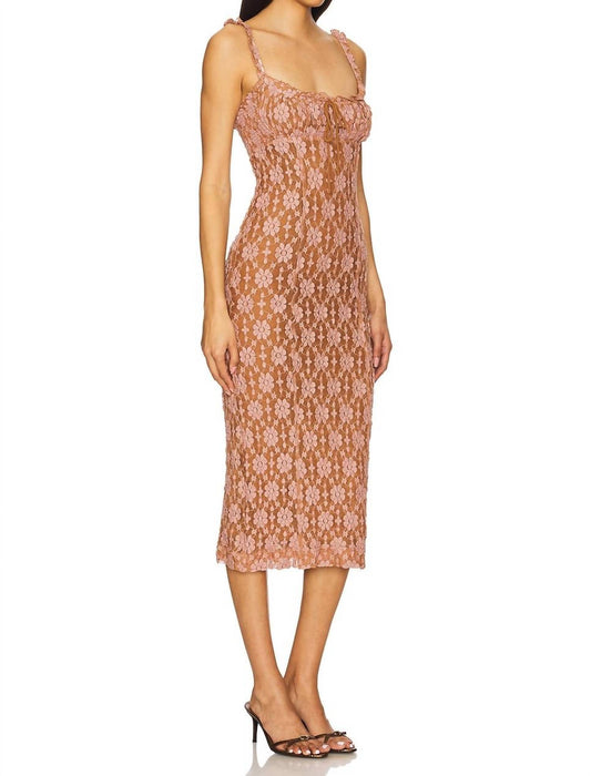 Free People - Lucinda Lace Midi Dress
