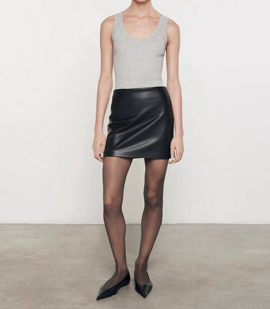 Enza Costa - Cashmere Cotton Pointelle Knit Tank Top