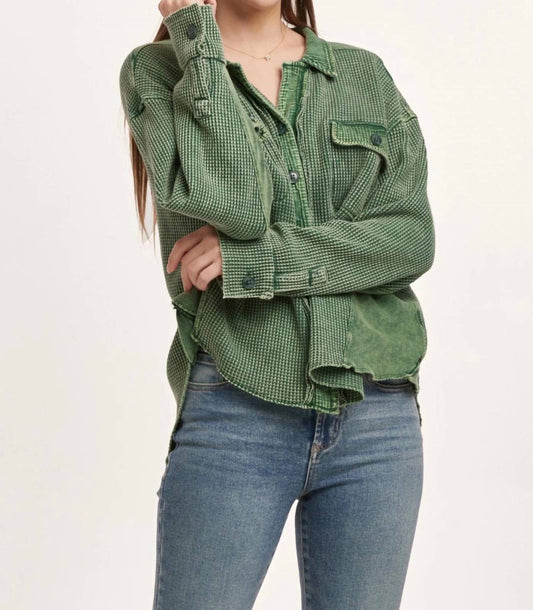 Dear John Denim - Foster Waffle Knit Button Up Shirt