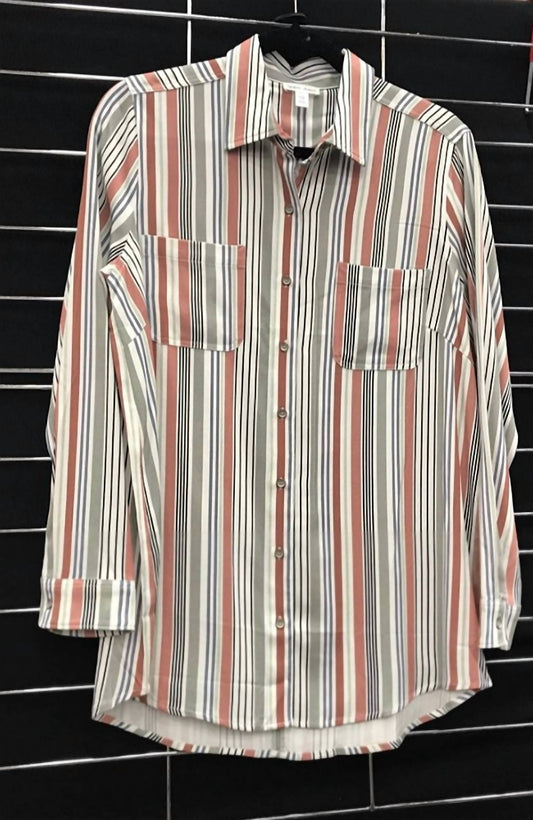 Striped Button Down Shirt