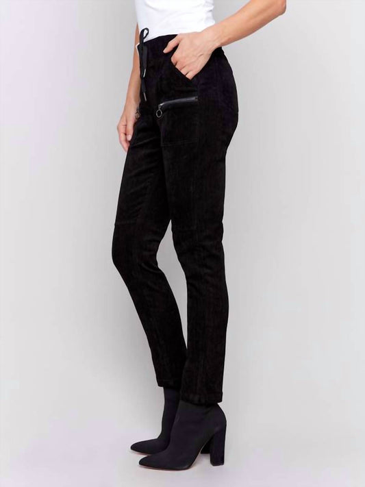 Charlie B - Knit Corduroy Pull-on Jogger