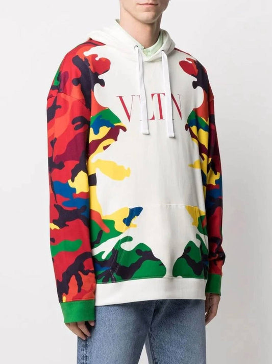 Valentino - Camou7 Print Hoodie