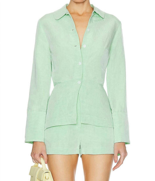 Matthew Bruch - Blouson Long Sleeve Blouse