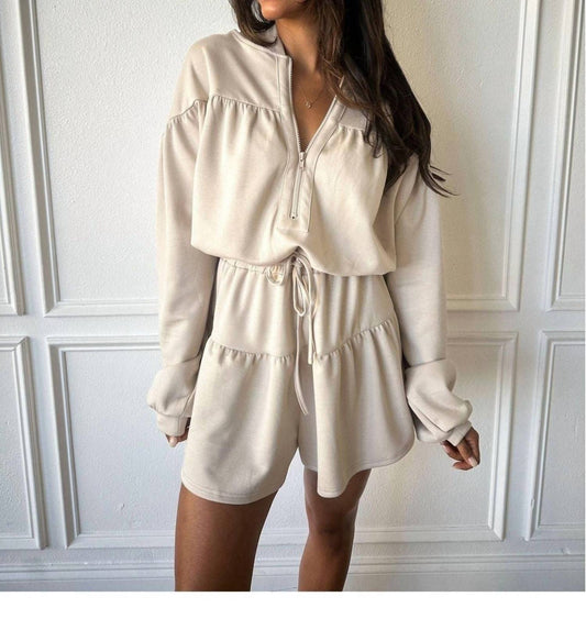 Mable - Easy Hour V-neck Romper