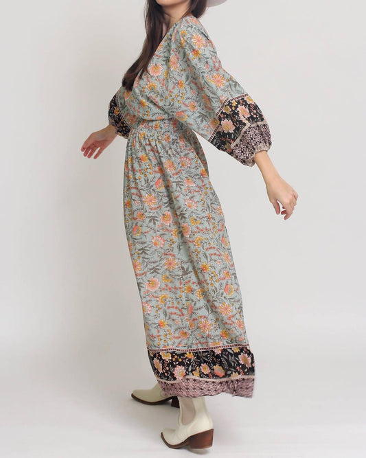 Lovestitch - Amanda Volume Sleeve Maxi Dress