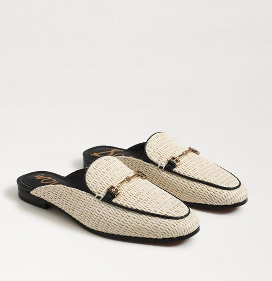 Sam Edelman - Women's Linnie Linen Raffia Mules