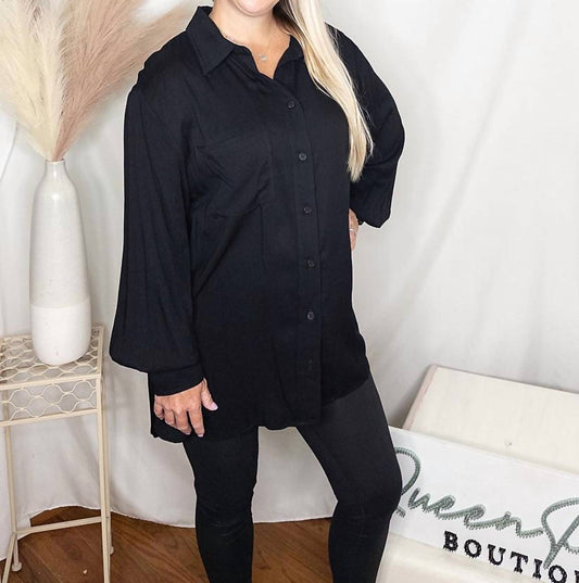 Carry Me Away Button Up Top