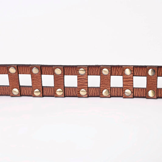 American Darling - Unisex Hand Tooled Genuine American Leather Belt