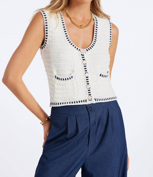 Bishop + Young - Luxe Crochet Sweater Vest