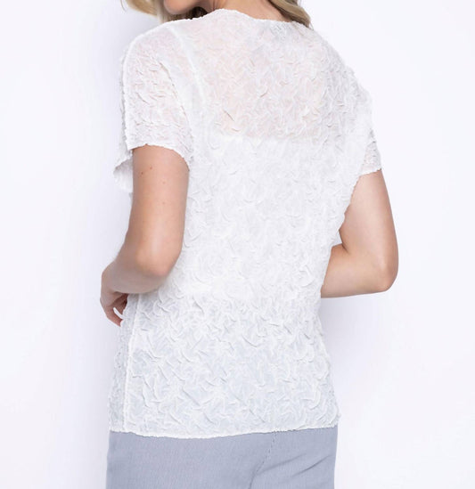 Picadilly - Sparkle Pleated Top