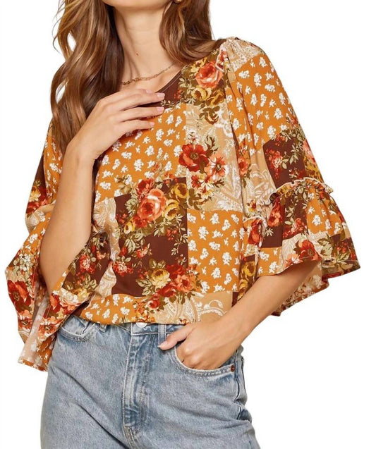 Andree By Unit - Take Me Away Floral Blouse
