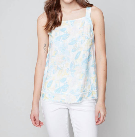 Charlie B - Square Neck Linen Cami