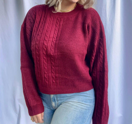 Le Lis - Burning Red Sweater
