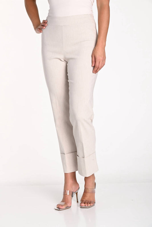 Frank Lyman - High Rise Pull On Woven Pants