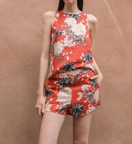 Las Sureñas - Romantic Tiger Tank Top