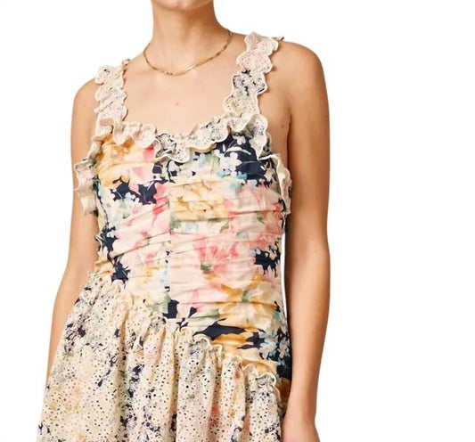 Bytimo - COTTON SLUB FLOUNCE DRESS