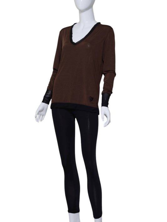 Love Love Tennis - Women's Long Sleeve Very Vee Tee