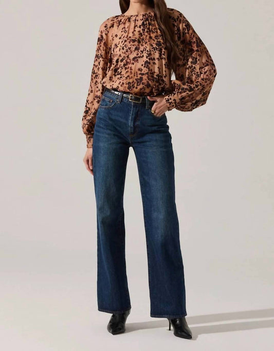 Astr - Reyen Balloon Sleeve Top